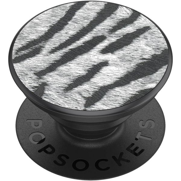 PopSockets PopGrip - Abnehmbar - Vegan Leather Zebra