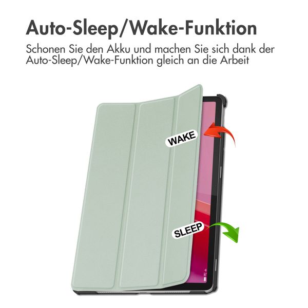 imoshion Trifold Klapphülle Lenovo Tab M11 - Hellgrün