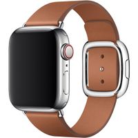 Apple Leather Band Modern Buckle für die Apple Watch Series 1-9 / SE - 38/40/41 mm / Series 10 - 42 mm - Größe L - Braun