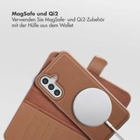 Selencia Olyn Abnehmbare Bookcase mit MagSafe Samsung Galaxy A56 - Braun