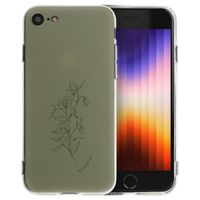 imoshion Design Hülle für das Apple iPhone SE (2022 / 2020) / 8 / 7 / 6s - Floral Green