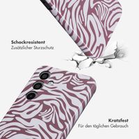 Selencia Vivid Back Cover Samsung Galaxy A35 - Trippy Swirl Dark Rose