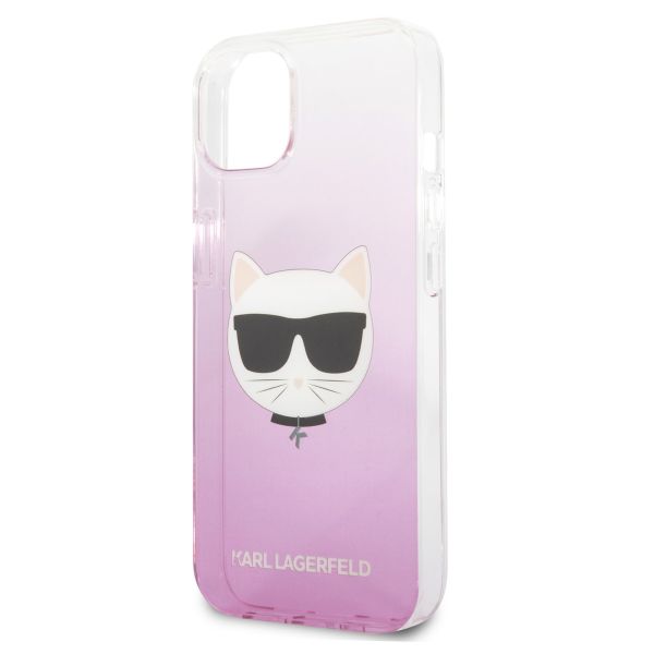 Karl Lagerfeld Hardcase Backcover Choupette für das iPhone 13 Mini - Rosa