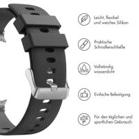imoshion Flexibles Silikonarmband für das Samsung Galaxy Watch 8 (Classic) - 40 / 44 / 46mm - Schwarz