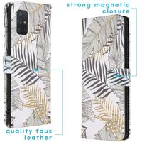 imoshion Design TPU Klapphülle Galaxy A71 - Glamour Botanic
