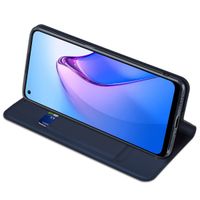 Dux Ducis Slim TPU Klapphülle für das Oppo Reno 8 5G - Dunkelblau