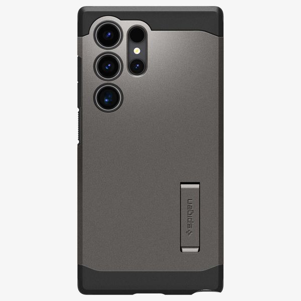 Spigen Tough Armor Case für das Samsung Galaxy S24 Ultra - Gunmetal