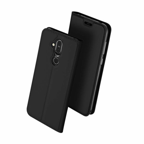 Dux Ducis Slim TPU Klapphülle Schwarz für das Nokia 8.1