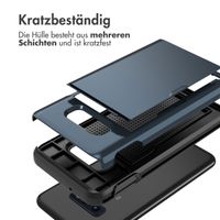 imoshion Backcover mit Kartenfach für das Samsung Galaxy S10e - Dunkelblau