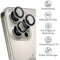 imoshion 2er-Pack Objektivschutz für Kamera für das Apple iPhone 16 Pro / 16 Pro Max - Natural / Titanium
