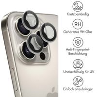 imoshion 2er-Pack Objektivschutz für Kamera für das iPhone 16 Pro / 16 Pro Max - Natural / Titanium