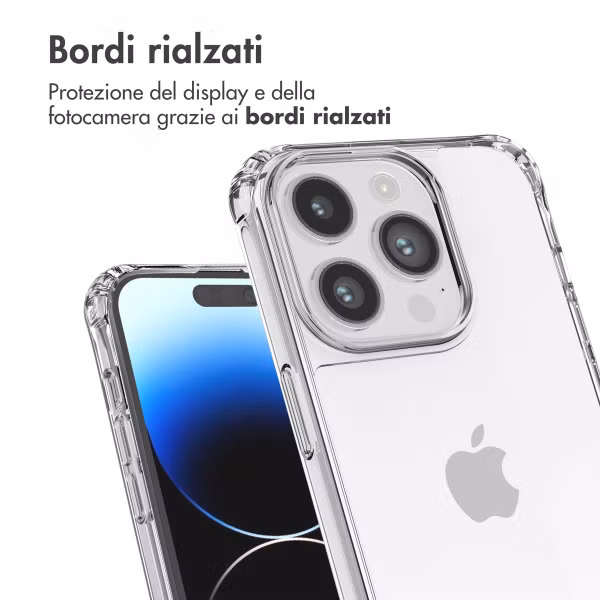 imoshion Back Cover mit Band + Armband Apple iPhone 14 Pro Max - Perlenherzen