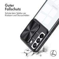 imoshion Back Cover mit Kameraschieber Samsung Galaxy S22 - Schwarz