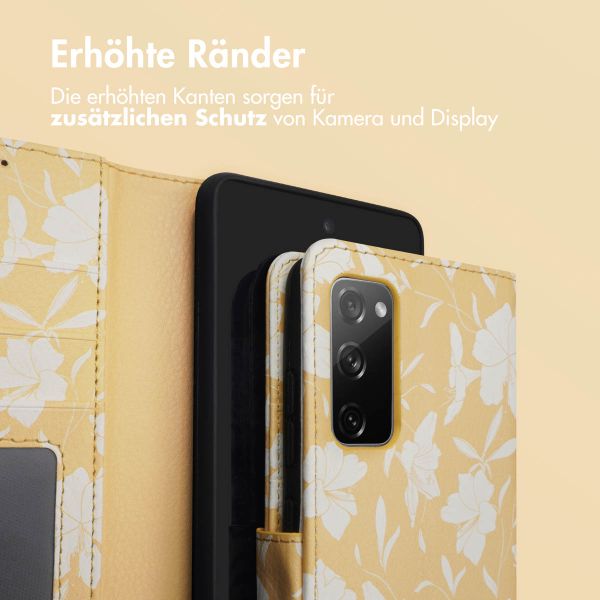 imoshion ﻿Design Klapphülle für das Samsung Galaxy S20 FE - Yellow Flowers