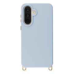 Selencia Rivièra Backcover mit MagSafe mit abnehmbaren Haken Samsung Galaxy A37 (5G) - Powder Blue