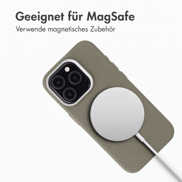 Accezz Mesh Backcover mit MagSafe Apple iPhone 15 Pro - Dunkelgrau