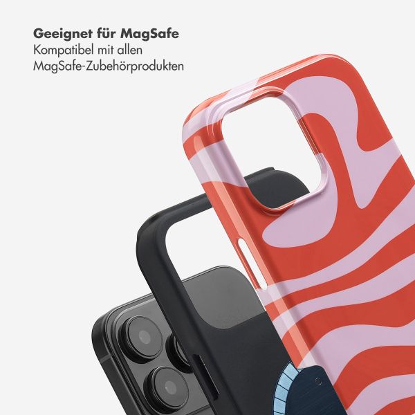 Selencia Vivid Rückabdeckung mit MagSafe Apple iPhone 16 Pro Max - Dream Swirl Pink