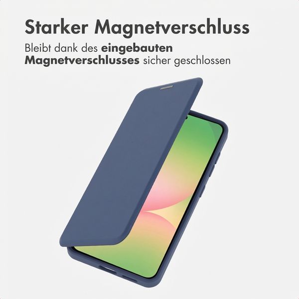 imoshion Transparente Bookcase mit MagSafe Samsung Galaxy A57 (5G) - Blau
