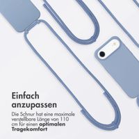imoshion Color Backcover mit abnehmbarem Handykette und MagSafe Apple iPhone Air - Ash Blue