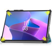 imoshion Design Trifold Klaphülle Lenovo Tab P11 Pro (2nd gen) - Green Plant