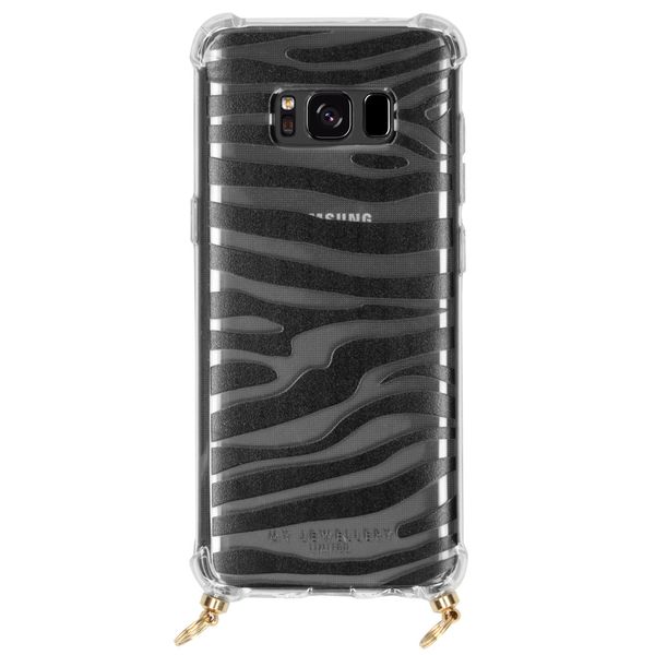 My Jewellery Design Soft Case Kordelhülle Samsung Galaxy S8 - Zebra