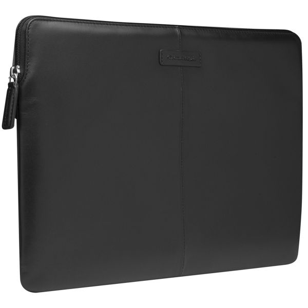 dbramante1928 Skagen Pro - Laptop Hülle 14 Zoll - Laptop Sleeve - Echtes Leder - MacBook Pro 14 Zoll - Black