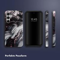 Selencia Vivid Tough Back Cover für das Samsung Galaxy A55 - Chic Marble Black