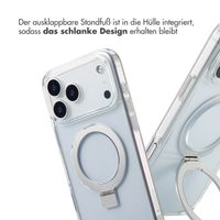 Accezz Ring Stand Backcover mit MagSafe Apple iPhone 17 Pro Max - Transparent