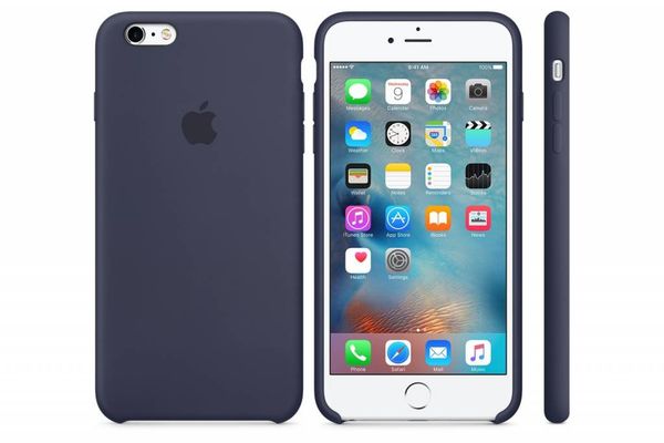 Apple Silikon-Case für das Apple iPhone 6(s) Plus - Blau