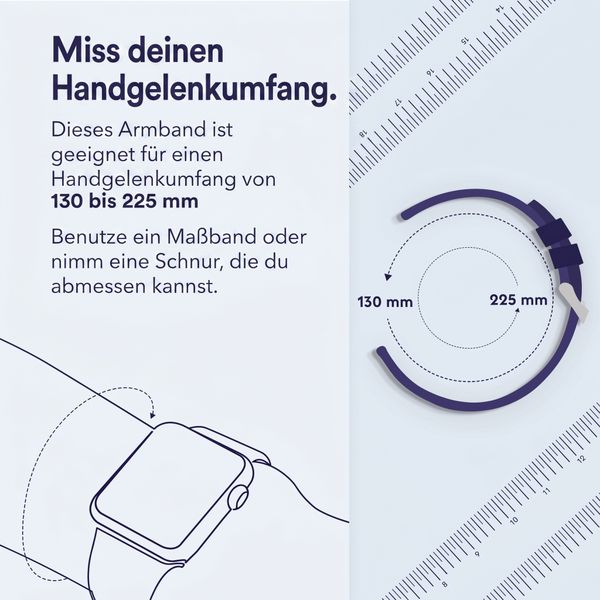 Garmin QuickFit® Silikonarmband -   Garmin 20 mm Anschluss - Schwarz