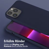Selencia SilikonHülle mit abnehmbarem Band Apple iPhone 13 Pro Max - Dunkelblau