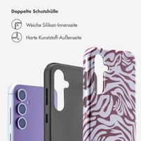 Selencia Vivid Back Cover Samsung Galaxy S23 FE - Trippy Swirl Dark Rose