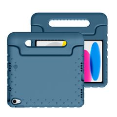 imoshion Schutzhülle mit Handgriff kindersicher Apple iPad 11 (2025) 11 Zoll A16 / iPad 10 (2022) 10.9 Zoll - Dunkelblau