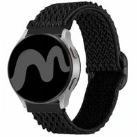 imoshion Elastisches Nylonarmband -   Universelle 22 mm Anschluss - Schwarz