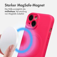 imoshion Color Back Cover mit MagSafe Apple iPhone 15 - Neon Pink