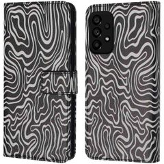 imoshion ﻿Design Klapphülle für das Samsung Galaxy A53 - Black And White