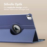 imoshion 360° drehbare Klapphülle Apple iPad Pro 12.9 (2022) / Pro 12.9 (2021) / Pro 12.9 (2020) - Dunkelblau