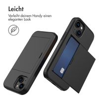 imoshion Backcover mit Kartenfach Apple iPhone 15 - Schwarz