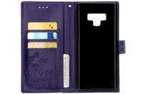 Kleeblumen Klapphülle Lila für das Galaxy Note 9