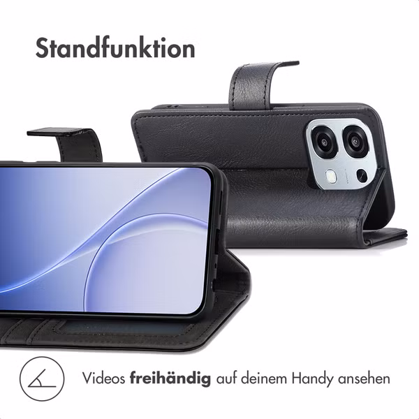 imoshion Luxuriöse Klapphülle Oppo A6 Pro (5G) - Schwarz