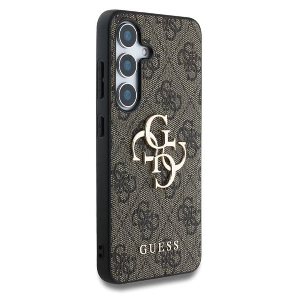 Guess 4G Metal Logo Back Cover für das Samsung Galaxy S25 - Brown