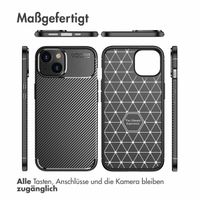 imoshion Carbon-Hülle für das Apple iPhone 14 Plus - Schwarz