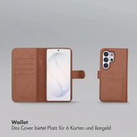 Selencia Olyn Abnehmbare Bookcase mit MagSafe Samsung Galaxy S26 Ultra - Braun
