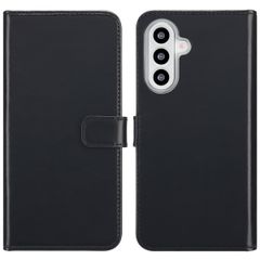 Selencia Echtleder Klapphülle Samsung Galaxy A26 - Schwarz