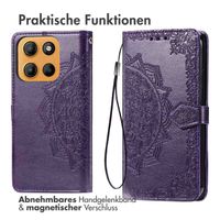 imoshion Mandala Klapphülle Motorola Moto G15 / G15 Power - Violett