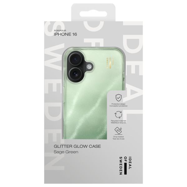 iDeal of Sweden Clear Case MagSafe Apple iPhone 16 - Sage Green