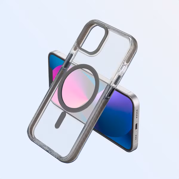 imoshion Combat MagSafe Hülle Apple iPhone 14 / 13 - Grau