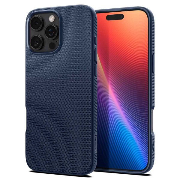Spigen Liquid Air™ Backcover Apple iPhone 16 Pro Max - Navy Blue