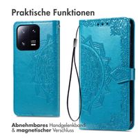 imoshion Mandala Klapphülle Xiaomi 13 Pro - Türkis
