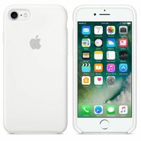 Apple Silikon-Case Weiß für das Apple iPhone SE (2022 / 2020) / 8 / 7